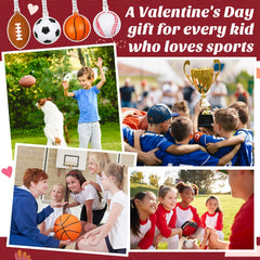 Yinkin gold twist tie; easy to attach cards and keychains for neat Valentine displays