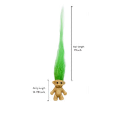 Yintlilocn trolls in assorted hair colors, great for party favors and imaginative play.