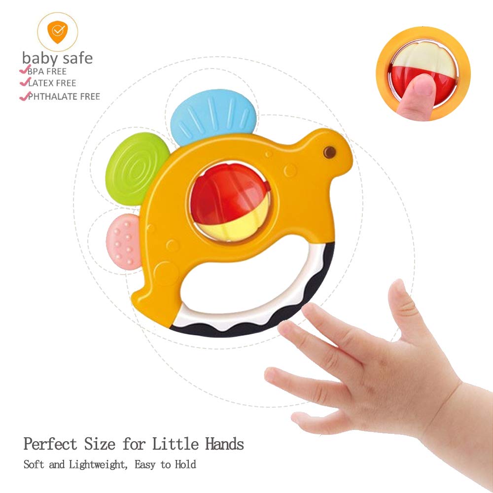 Yiosion cheerful animal designs encouraging color and shape recognition.