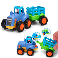 Yiosion bulldozer truck visual shows bright colors encouraging grasp and fine motor practice