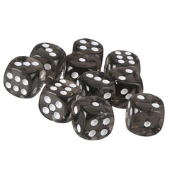 Yiotfandoll D6 dice on tabletop with RPG-friendly design and readability