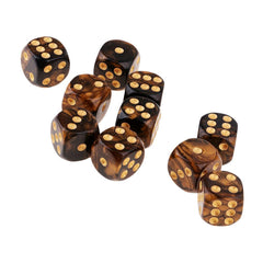 Yiotfandoll 16mm D6 set ready for D&D sessions and MTG battles