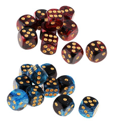 Yiotfandoll double-color D6 dice enable quick color coding during play