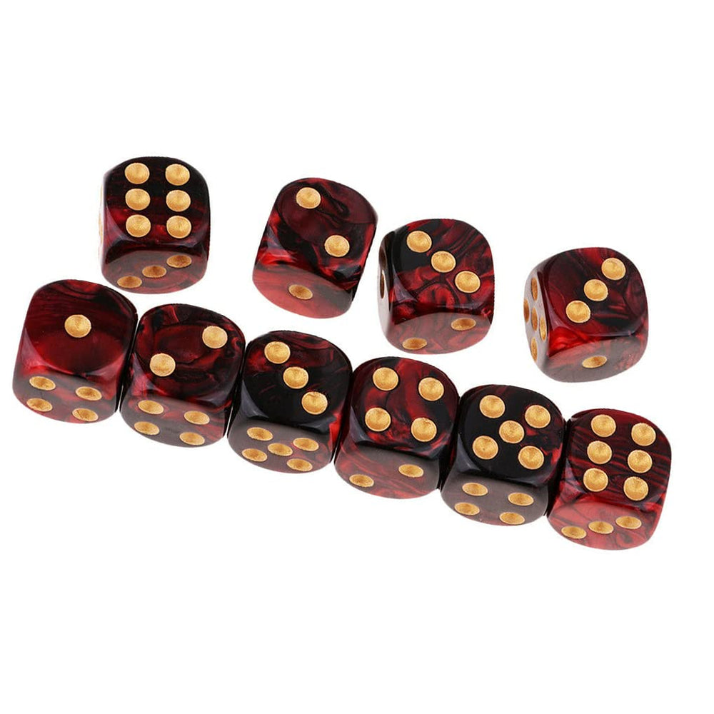 Yiotfandoll dice set with black bag for easy storage.