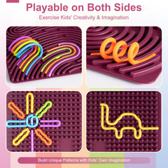 Yisryerow creative patterns push peel shows open-ended shape exploration.