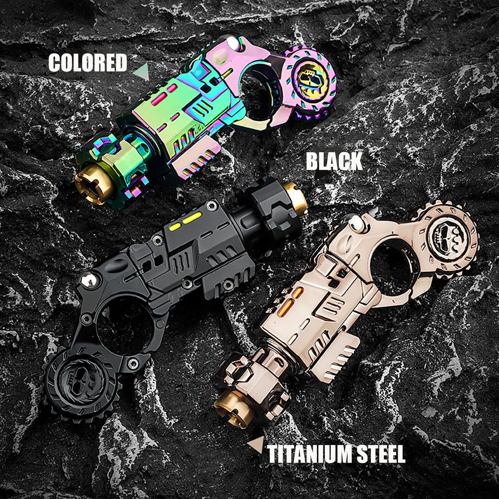 Yiuhhad fidget toy modes close-up illustrating rotate, spin, and ratchet actions