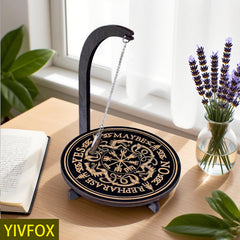 YIVFOX pendulum stand magnet base detail showing stability