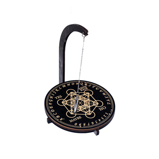 YIVFOX pendulum stand with magnetic pattern 1 aids focused reflection and pattern exploration.