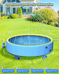 Yivsen hose connection allows quick sprinkler setup for playtime.