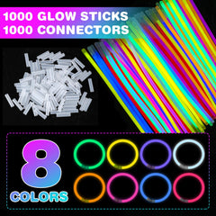 YixangDD glow stick connectors enabling bracelets and necklaces.