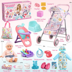 YIYBM 12.5-inch baby doll ready for imaginative play.