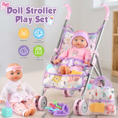 YIYBM 17-piece doll accessories kit enhances caregiving role play
