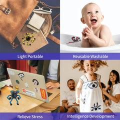 YIZER versatile fidget toy also functions as a phone stand.