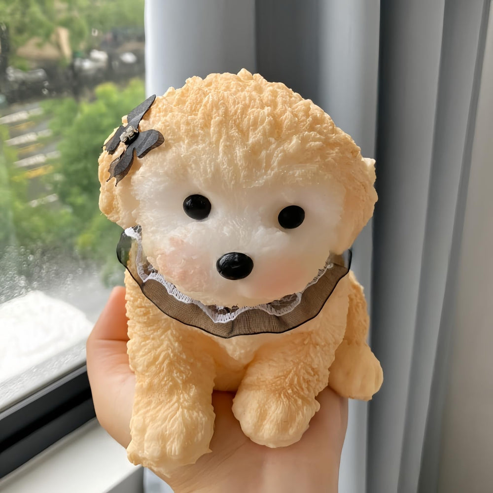 YJPPDD Extra-Large Taba Dog Squishy Toy held in hand for stress relief moments
