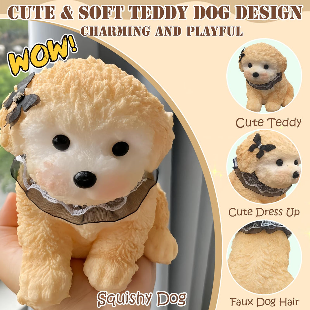 YJPPDD Extra-Large Taba Dog Squishy Toy resting on desk for quick focus breaks