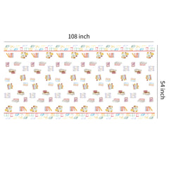 YJRJSC cleanup-friendly tablecloth with smooth surface simplifies post-event cleanup