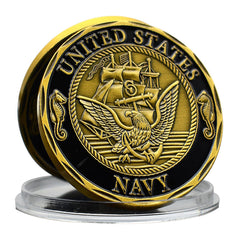 YKshop Shellback Coin emblem close-up highlighting craftsmanship