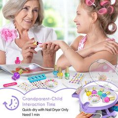 Ylovetoys nail-dryer-storage keeps all accessories organized