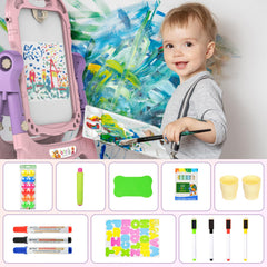 Ylovetoys paper clip and alphabet magnets kit for interactive learning