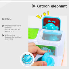 YMDLY Toys Animal Park hippo pop-up supports motor exploration
