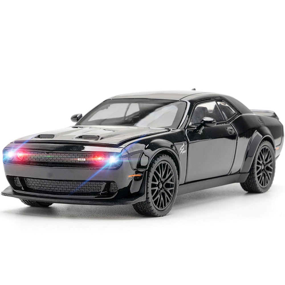 YMHAT Hellcat die-cast car with a durable metal body for lasting play.