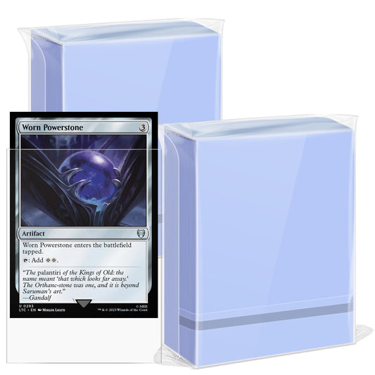 YMluky card sleeves with matte and glossy surfaces for clear card visibility