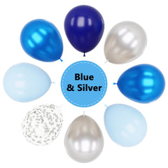 YMSZ macaron blue balloon for cohesive color palette