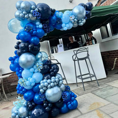 YMSZ metallic chrome silver balloon adds shimmer to events