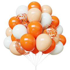 YMSZ orange balloons 12-inch kit for vibrant birthday decor