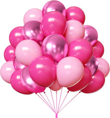 YMSZ pink balloons 67pcs set for vibrant party decorations and photo-worthy moments