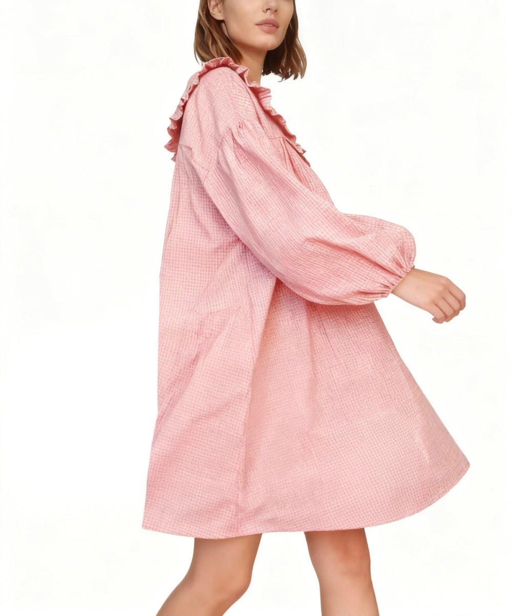 Ynhonra babydoll dress relaxed-fit sleeves for easy breezy wearing