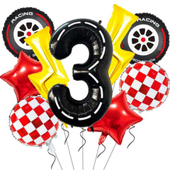 YNITSED Cartoon Race Car decor 40-inch balloon for standout party photos