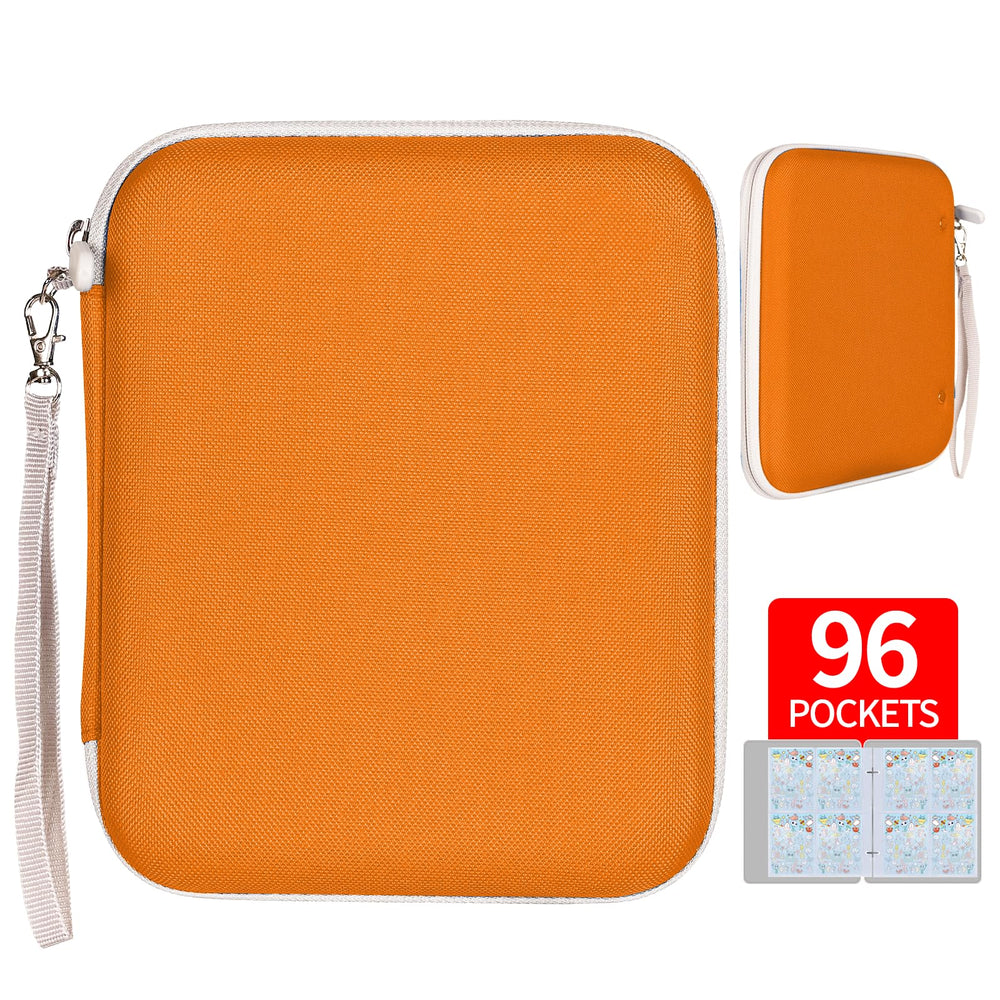Yodamiack card holder closed showing 96-card capacity for Yoto cards
