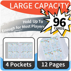 Open sleeves on the Yodamiack organizer enable quick card access