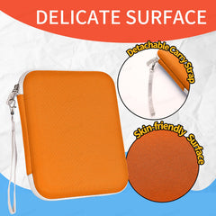 Compact size with wrist strap makes it easy to carry in a backpack