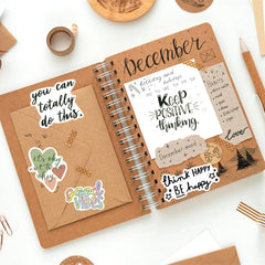 Yodeeni 120pcs inspirational stickers for scrapbooks to spark creativity