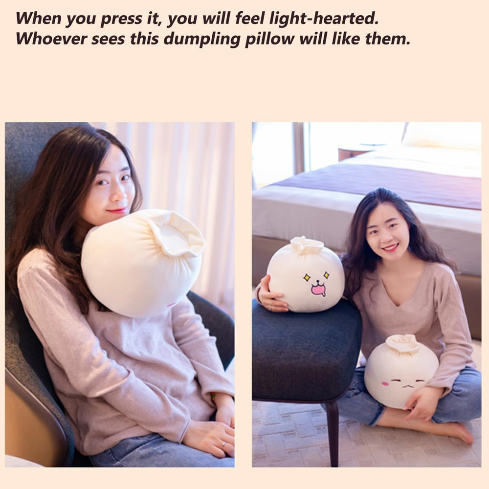 Yoholto Dumpling Plush Pillow eyes and facial expression close-up