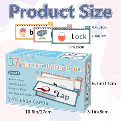 Yoink Word Family Build Book durable spiral binding supports easy page turning during learning.