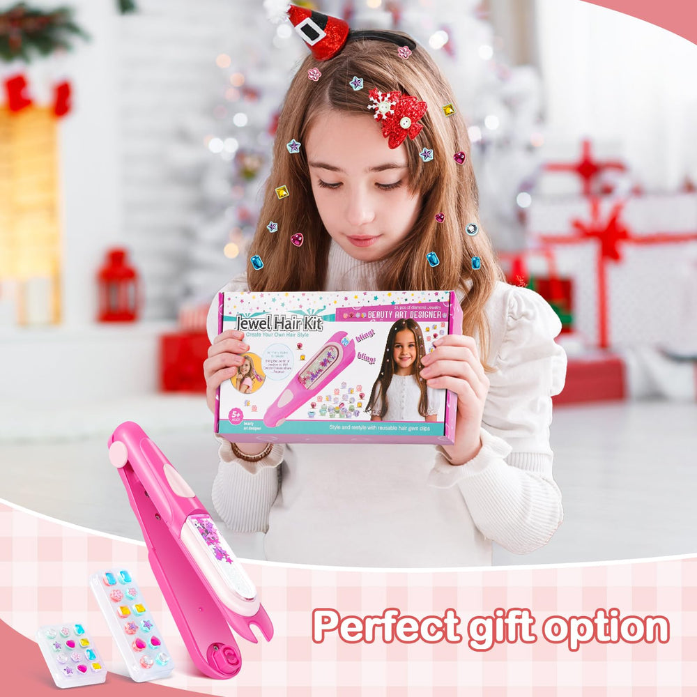 Yoloflix hair jewel refill pack in assorted styles.
