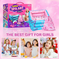 Yoloflix Kids Spa Kit toe separators, faux nails and stickers for playful nails