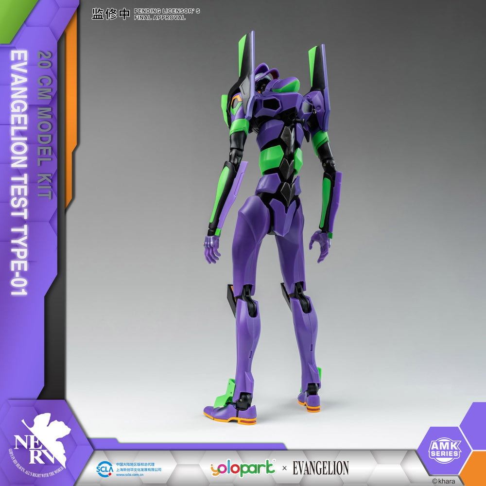 YOLOPARK Eva-01 detailed paintwork highlights intricate Evangelion aesthetics