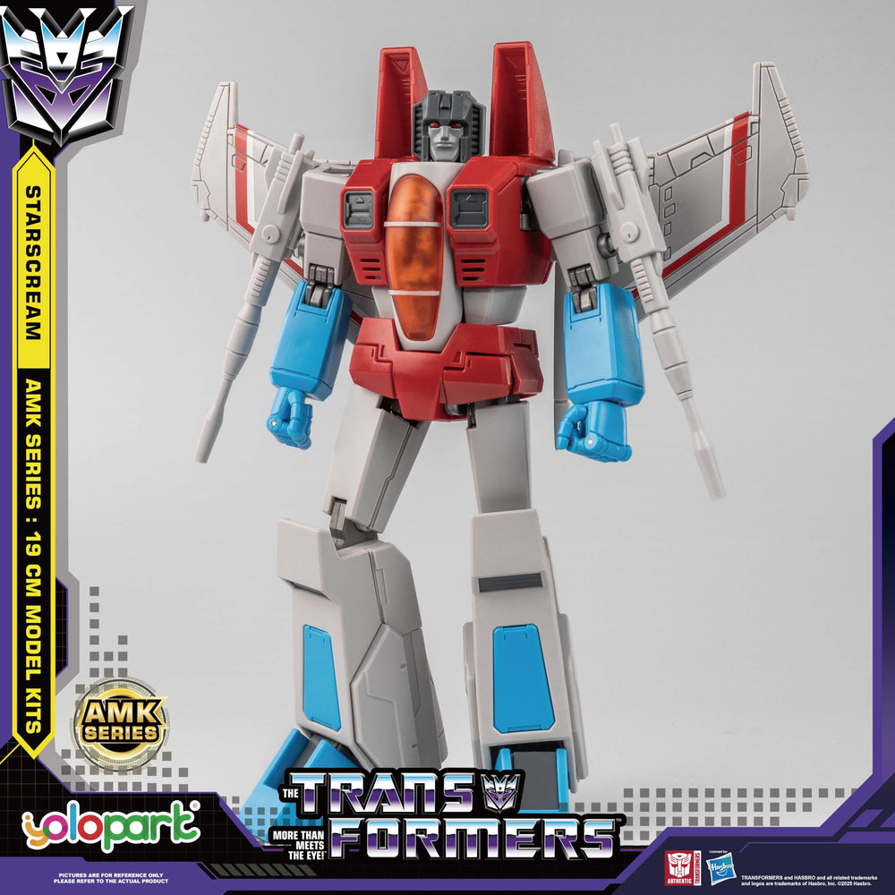 YOLOPARK Starscream close-up showing textured paint and detail.