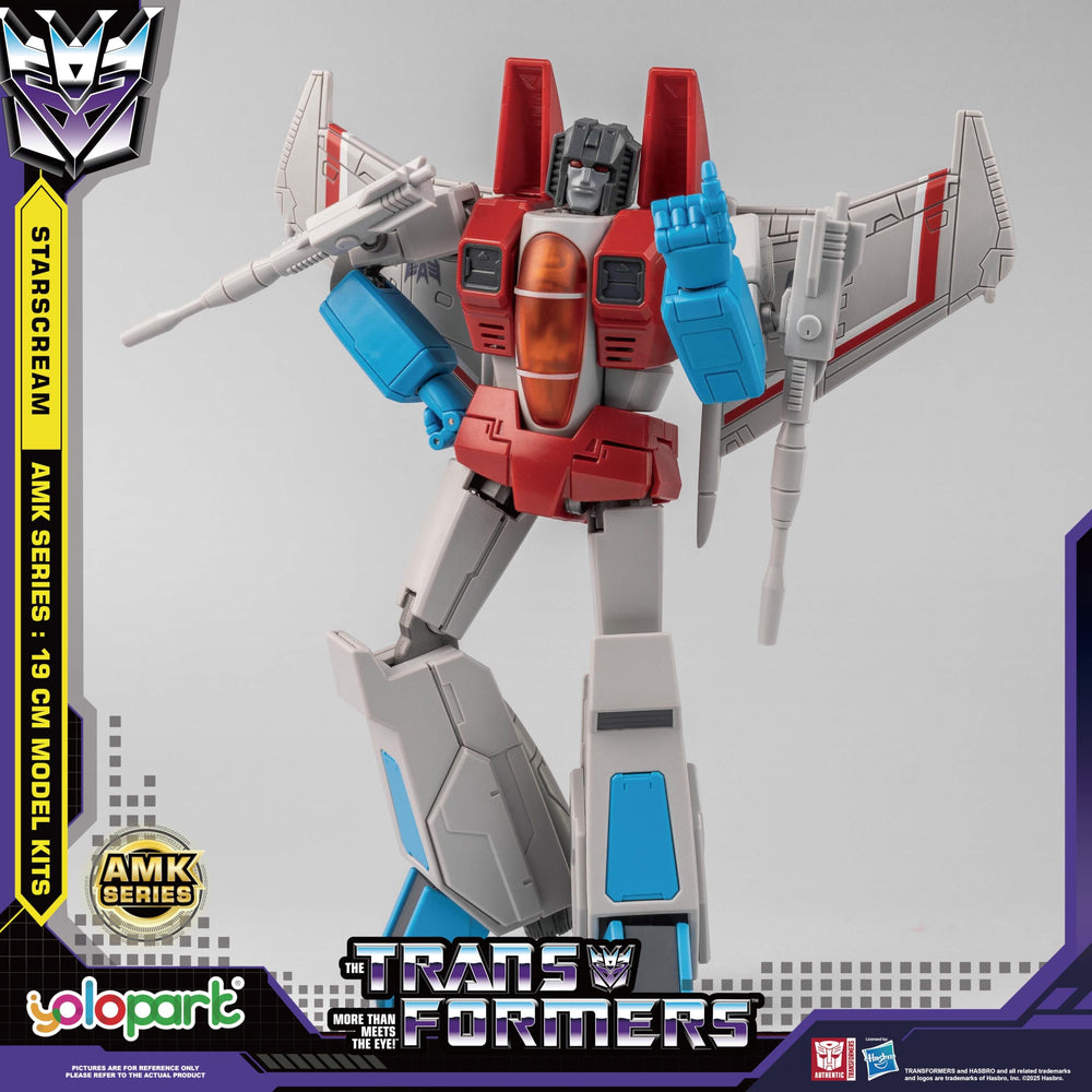 YOLOPARK Starscream back view showing solid build and premium finish.