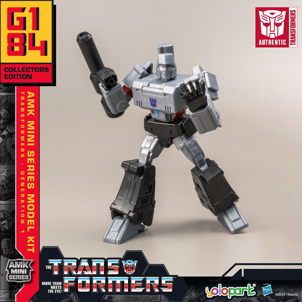 YOLOPARK Megatron detailed sculpture for display and action scenes.