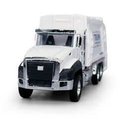 Yolscue Trump garbage truck pull-back action toy for kids and collectors