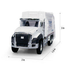 Yolscue Trump garbage truck size 7.8 by 2 by 3 inches for display
