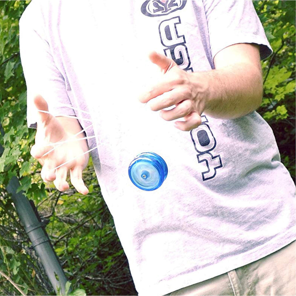 Yomega Original Brain durable blue finish for daily practice.