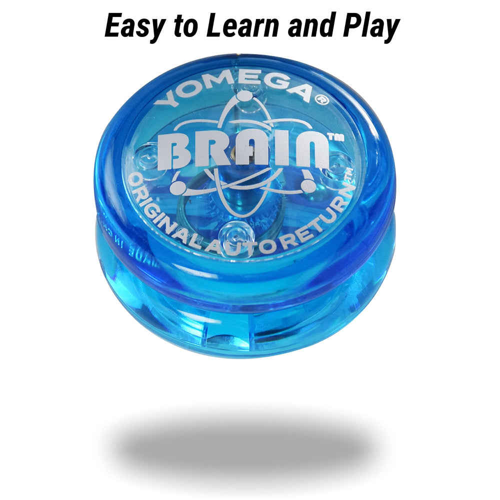 Yomega Original Brain package contents including extra strings.