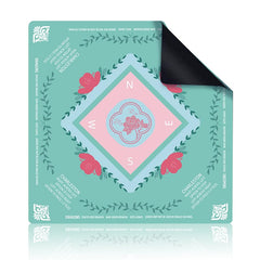 YOMEYOT Mahjong mat package includes mat and bag for travel setup