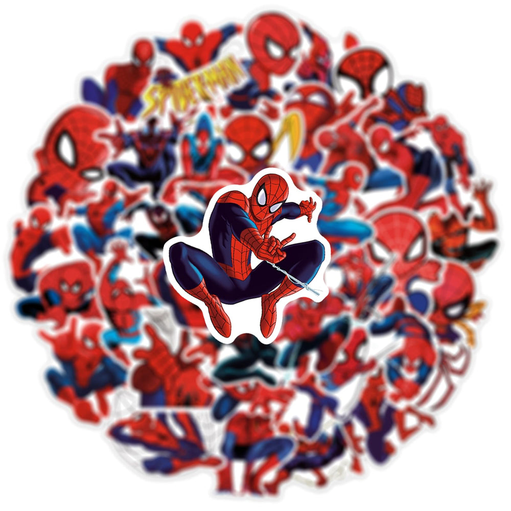 YONGAI Spiderman stickers on laptop and notebook for personalization